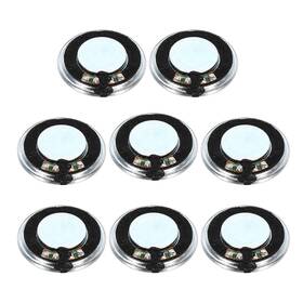 Uxcell 617662898564 8 Pcs 1w Ohm Small Speakers Metal Shell Round Internal Micro Magnet Speaker