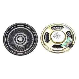 Uxcell 641832260103 8pcs 0.5 W 32 Ohm Magnetic Speaker 40mm Round Replacement Loudspeaker