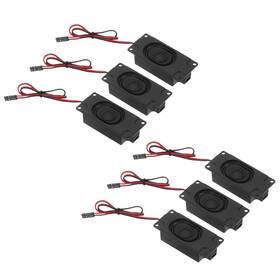 Uxcell 664694954232 4 Pcs 3 Watt Ohm Single Mini Speaker With Pre-attached 2.54mm Terminal Wire