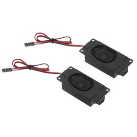 Uxcell 664694954263 2 Pcs 3 Watt 4 Ohm Single Mini Speaker With Pre-attached 2.54mm Terminal Wire