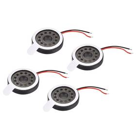 Uxcell 683867402868 4pack 1w 8 Ohm 16mm Dia Speaker With Wire For Electronic Projects