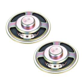Uxcell 714998736468 1w 8 Ohm Diy Audio Speaker Loudspeaker 57mm Round Shape 2pcs