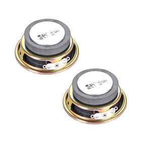 Uxcell 714998736505 3w 4 Ohm Diy Audio Speaker Loudspeaker 50mm Round Shape 2pcs