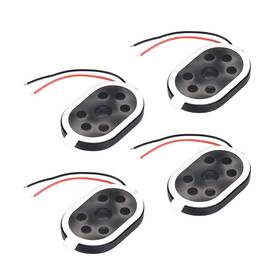 Uxcell 714998736659 1.5w 8 Ohm Mini Diy Audio Speaker Loudspeaker 20mmx30mm 4pcs