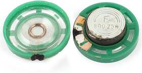 A15071300ux0165 Uxcell 2pcs 8 Ohm 0.25w 27mm Dia External Magnet Mini Loudspeaker Horn Green