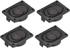 A19090500ux0199 Uxcell 4 Ohm 3w Round Internal Magnet Speaker For Laptop Loudspeaker 4pcs