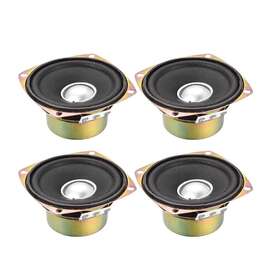 A19090500ux0207 Uxcell 10w 4 Ohm 3 Inch 78x78x39mm Anti-magnetic Speaker Tweeter Speakers 4pcs