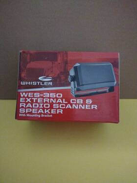 Wes-350 Whistler Wes-225 External Speaker Bracket Mounted Radio Scanner - Brand New