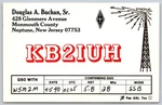 1990 KB2IUH Neptune Nj Qsl Postcard Amateur Radio Ham Op W5M2M A384. Fixed Price $9.07.