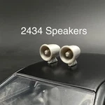 Pack 1/24 1/25 Scale Federal CP25 CP100 Siren Speakers Police Fire Ambulance. Fixed Price $14.99.