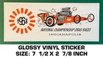 Nhra 1963 National Championship Indianapolis Vinyl Decal Sticker - Drag Races. Fixed Price $10.14.