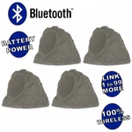 Theater Solutions Wireless 400W Rechargeable Bluetooth Rock Speaker Set Grey. Fixed Price $109.99.
