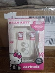 Hello Kitty Earbuds. Fixed Price $12.99.