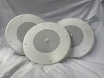 Valcom V-1020C Paging Speaker Lot Of 3 8 Inch With Volume Control Ceiling. Fixed Price $135.00.