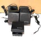 Lot Of 7 Motorola HSN4031B Mobile Radio External Speakers W/ Brackets & Screws. Fixed Price $199.95.
