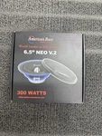 American Bass NEO65 6.5 Inch Mid-range Speaker Black. Fixed Price $52.00.