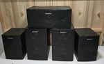 Sony 5.0 Surround Speaker Set SS-MSP7000 SS-SRP7000 SS-CNP900 Lot Tested Black. Fixed Price $49.99.