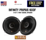 Infinity Primus 603F Series 6-1/2" 2-WAY Multi-element Car Speakers 100W(1-PAIR). Fixed Price $66.77.
