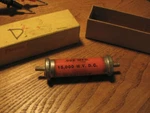 15,000 W.v. D.c. High Voltage Capacitor 0.002MFD Plasticon. Fixed Price $25.00.