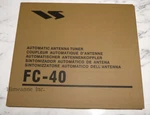 Yaesu FC-40 Standard External Antenna Tuner Long Wire Support Automatic. Fixed Price $347.85.