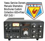 Yaesu Service & Owners Manuals, Schematics, Ham Radio, Custom Pdf Computer Dvd. Fixed Price $12.97.