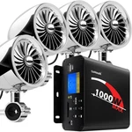Motorcycle Speakers Bluetooth Inch Waterproof Radio TJ4-Q Chrome. Fixed Price $206.59.