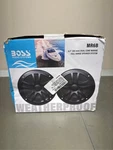 Boss Audio MR6B 6.5" 180W Dual Cone Marine Full Range Speakers, Black, Pair. Fixed Price $87.19.