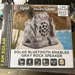 Alpine Corporation Weather-resistant Bluetooth Solar-powered Grey. Fixed Price $38.50.