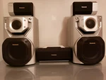 Used Set Of 5 Panasonic Speakers System. Fixed Price $100.00.