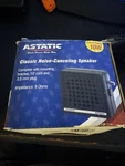 Astatic Noise-canceling Speaker 8 Ohms 10' Cord 3.5MM Plug W/mounting Bracket. Fixed Price $10.72.