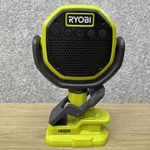 Ryobi One+ 18V Cordless Verse Clamp Speaker (tool Only) Tested Working. Fixed Price $34.99.