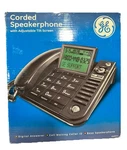 Ge Single Line Corded Speaker Phone With Tilt Screen 29585FE1 Company. Fixed Price $35.00.