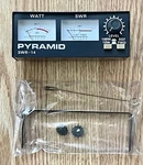 Vtg Pyramid SWR-14 And Power Field Strength Meter W/ Switch 10/100. Fixed Price $34.90.