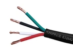 Monoprice Speaker Wire, CL2 Rated, 4-CONDUCTOR, 12AWG, 100FT, Black. Fixed Price $82.99.