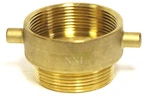 3" Female Npt X 2-1/2" Nst/nh Brass Fire Hose Hydrant Reducing Adapter. Fixed Price $108.95.