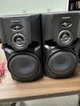 Pair Of Sony SS-MG110 Speakers 8 Ohms Stereo Black Work. Fixed Price $55.65.