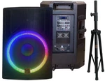 Mr Dj 18" 5500W Pro Pa Powered Active Bluetooth Speaker + Stand. Fixed Price $519.99.