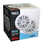 2) New Boss Audio MR6W 6.5" 180W Dual Cone Marine/boat Speakers Stereo- White. Fixed Price $48.89.
