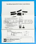 Brochure /flyer For Mckay Dymek DA9 Indoor Loop Mw Antenna & DS111 Speaker. Fixed Price $11.95.