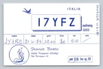 Ham Radio Qsl I7YFZ Italy 1983 20MHZ Qso Card With Neptune Artwork. Fixed Price $15.99.