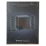 Wireless 2.1 Home Music System Leds Bluetooth Three Speaker Stereo Sound IHB26B. Fixed Price $39.95.