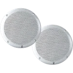 Poly-planar POL-MA4056W 80W (pair) 2-WAY Coaxial & Quot White Roun. Fixed Price $87.22.