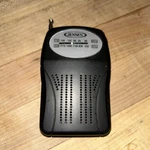 Jensen MR-75 Am Fm Pocket Radio Black Tested Works Excellent Vtg. Fixed Price $15.15.