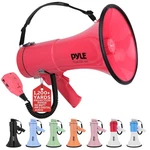Pyle 50W Megaphone Bullhorn - Portable, Auto Siren & Adjustable Volume (red). Fixed Price $57.99.