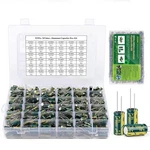 925PCS Electrolytic Capacitor Kit 36 Values 1UF 1000UF In Storage Box. Fixed Price $39.69.