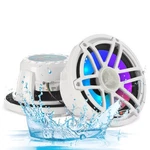 Yanka HMS-65 Marine Speakers 750W 2-WAY IP67 Waterproof 6.5", White. Fixed Price $124.61.