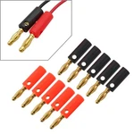 10 4MM Gold Plated Audio Speaker Wire Cable Screws Banana Plug Connector Adapter. Fixed Price $10.07.