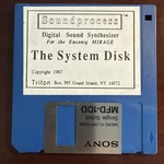 Triton Soundprocess System Digital Disk Ensoniq Mirage Vintage. Fixed Price $20.00.