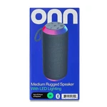 Onn Medium Rugged Speaker With Led Lighting. Fixed Price $65.00.