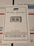 MFJ-903 6 Meter Antenna Tuner Instruction Manual Original. Fixed Price $9.00.